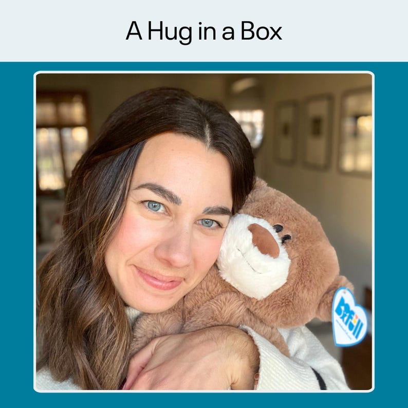 Bereavement Gift – Plush Teddy Bear “Hug in a Box” Care Package image 1