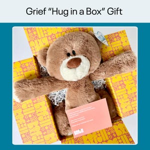 Grief Gift – Bereavement “Hug in a Box” Care Package | Sympathy & Condolence Gift for Loss of Mother, Father, Child or Friend | Comfort Gift