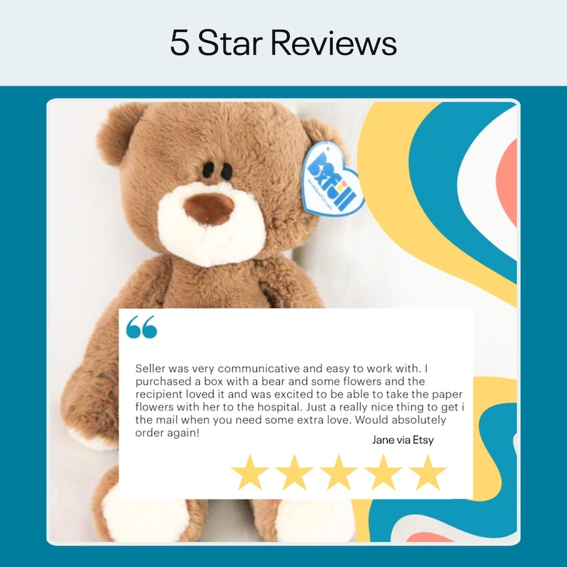 Hug in a Box – Long Distance Teddy Bear Gift Bild 9