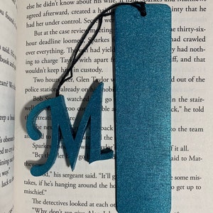 Personalized Initial Wood Bookmark, Customizable