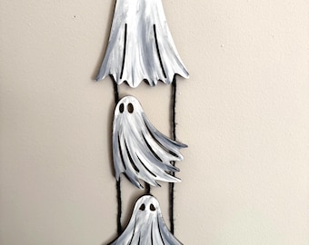 Glow in the Dark Hanging Ghosts Halloween Decor