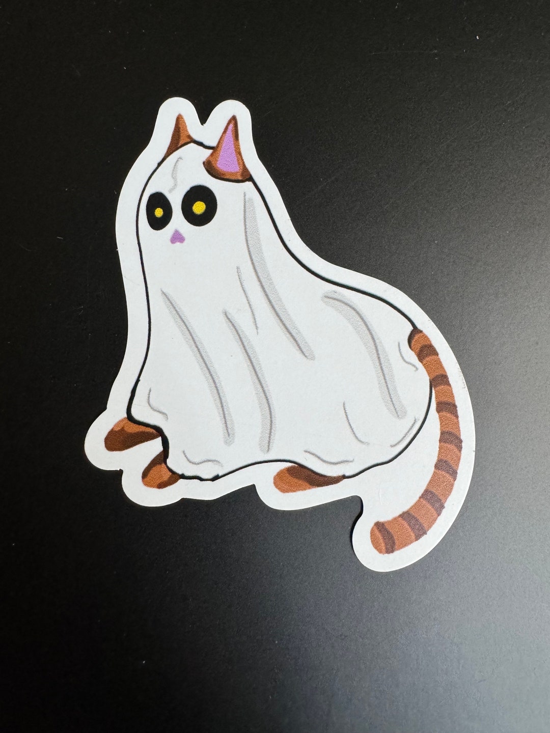 Tabby Ghost Cat Magnet / Tabby Cat / Car Magnet / Fridge Magnet / Cute ...