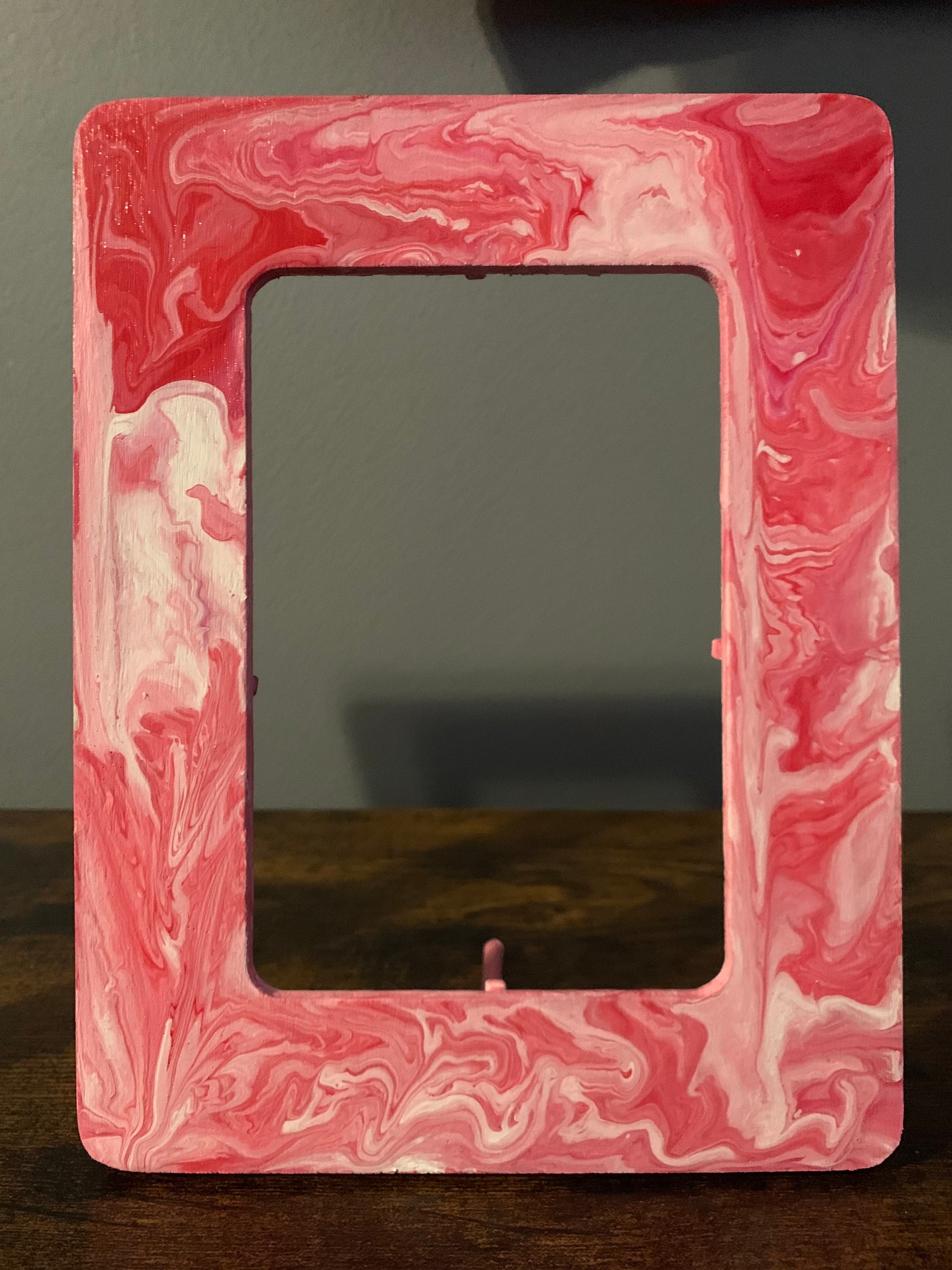 Pour Paint Picture Frames 4in x6in Etsy