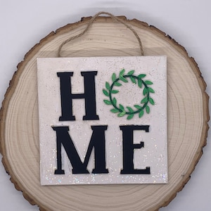 ファームハウスHOMEサイン - 4インチミニサイン小型サイン