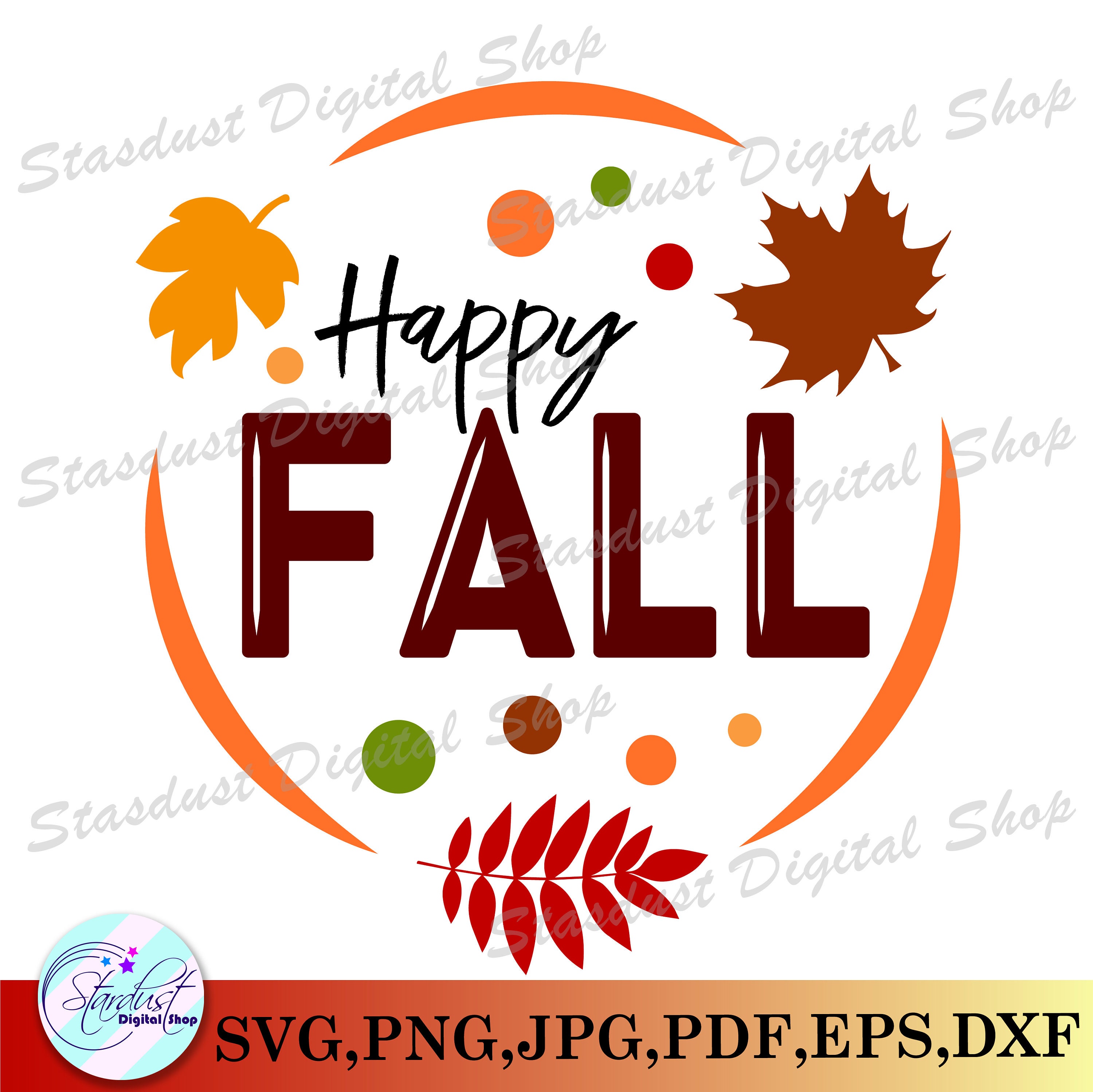 Happy Fall Sign SVG - Etsy