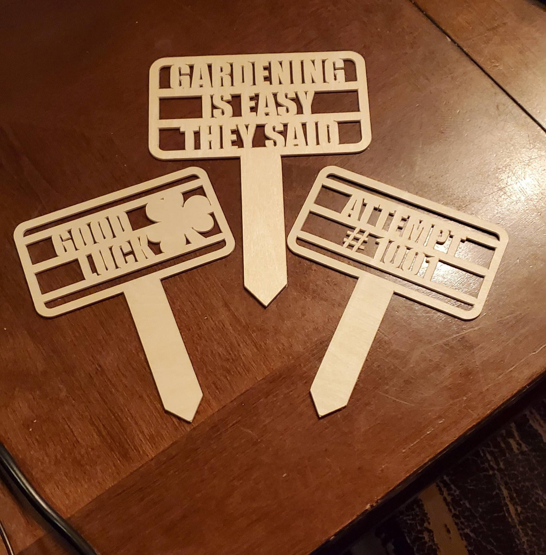 Funny Garden Stakes Sticks SVG Etsy