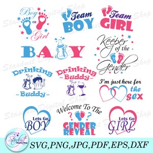 Gender Reveal Bundel SVG