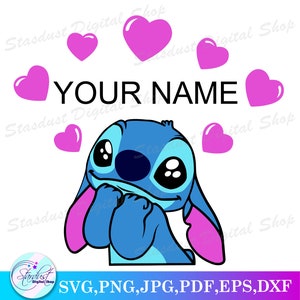 Stitch Name Frame SVG