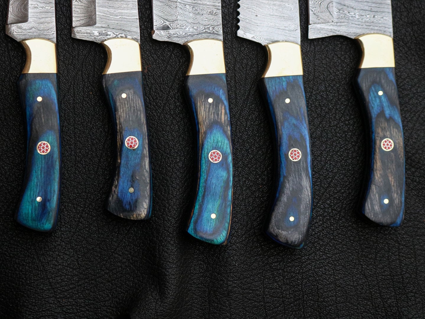 High Quality Chef Knife Set Kitchen Knife Set 5pcs Knife Etsy