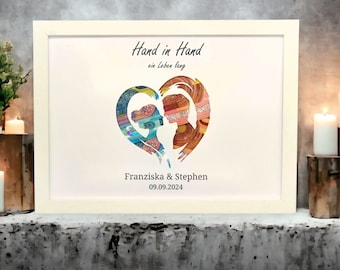Personalisierte Geldgeschenke zur Hochzeit Geschenk mit Geld für Brautpaar Hochzeitsgeschenk personalisiert Geschenke Hochzeit Geld