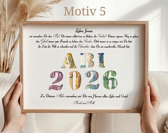 Abitur Geldgeschenk 2026 personalisiert Geschenk zum Abi Studium Ausbildung Abi Glückwunschkarte Abitur Geschenk Idee Geldgeschenk Abi