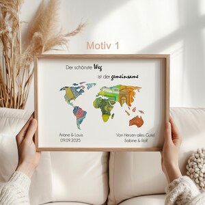Hochzeitsgeschenk personalisiert Geldgeschenk Hochzeit Brautpaar Erinnerungsgeschenk mit Namen Bilderrahmen DIY Geschenkidee Hochzeit