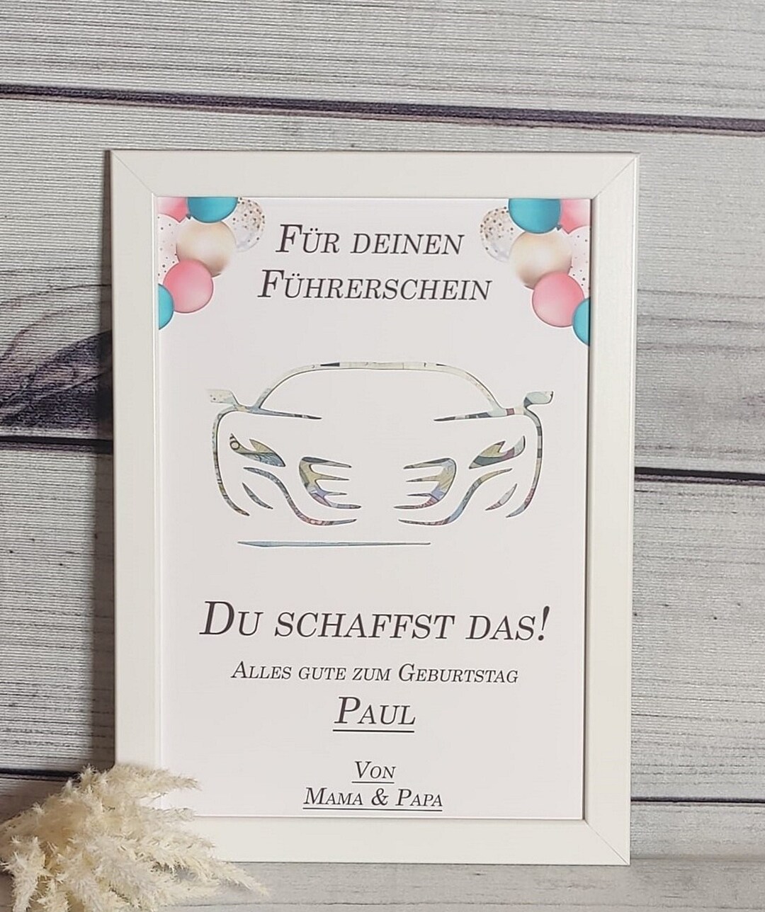 Geburtstagskarte Führerschein Zum Ausdrucken: Führerschein Geschenke