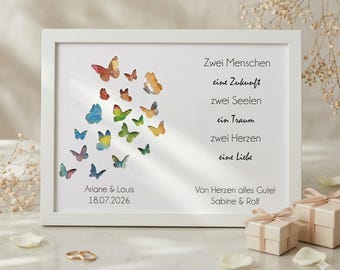 Personalisierte Geldgeschenke zur Hochzeit Geschenk mit Geld für Brautpaar Hochzeitsgeschenk personalisiert Geschenke Hochzeit Geld