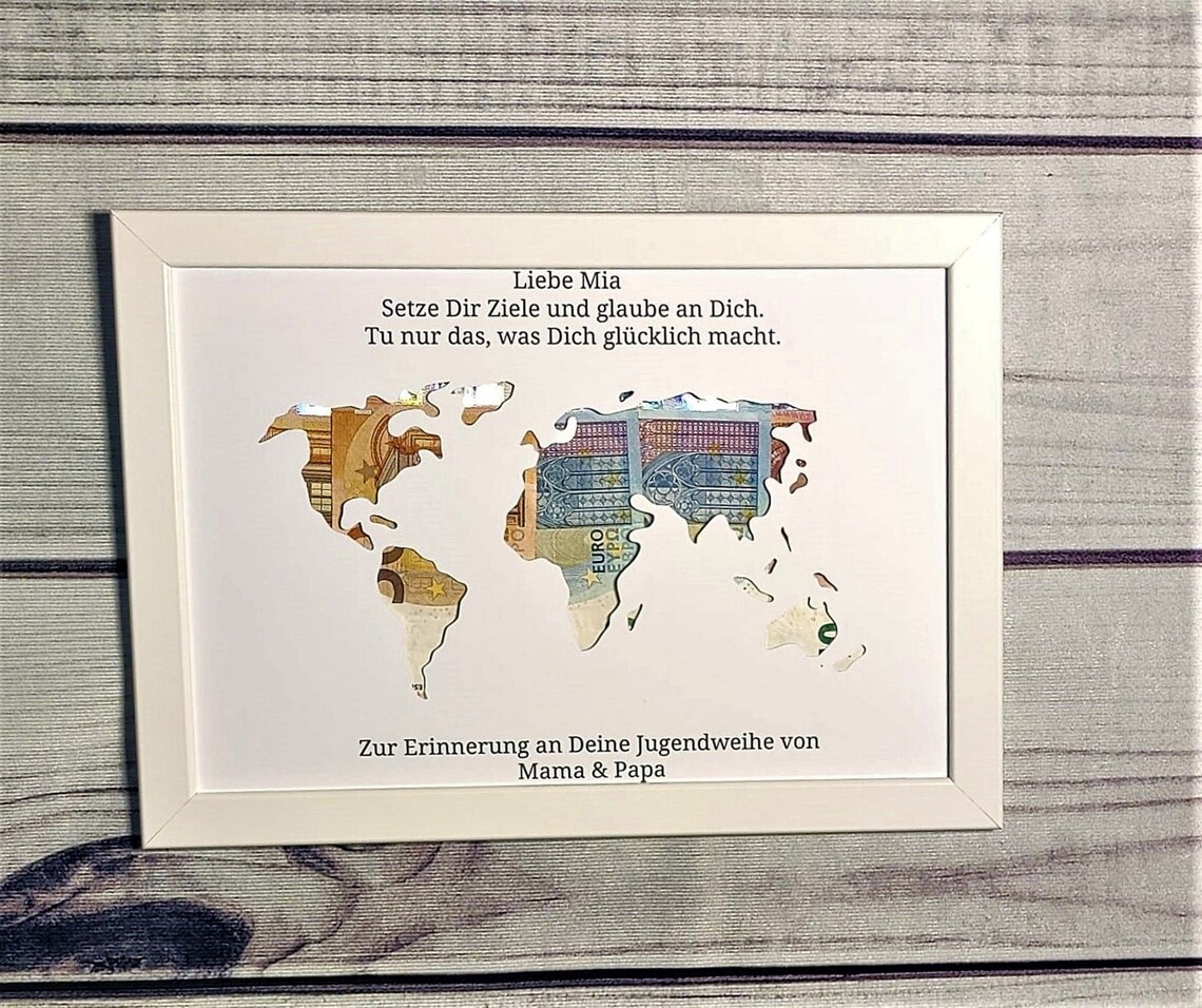 Jugendweihe Geldgeschenk Individuelles Geschenk zur Etsy