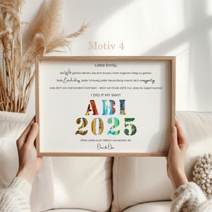 Einzigartiges Abitur-Geschenk mit hochwertiger Gravur und Wunschtext.
DIY Geldgeschenk Abitur – personalisierter Rahmen für Absolventen.