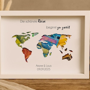 Personalisierte Geldgeschenke zur Hochzeit Geschenk mit Geld für Brautpaar Hochzeitsgeschenk personalisiert Geschenke Hochzeit Geld