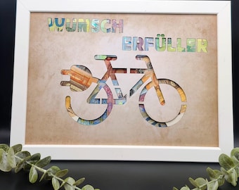 Wunscherfüller Geldgeschenk DIY Träume erfüllen Geschenkidee für jeden Anlass Hochzeit Geburtstag Reise Auto Führerschein Urlaub Hochzeit