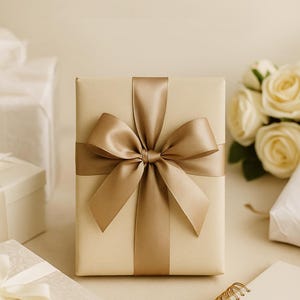 Das perfekte Hochzeitsgeschenk – personalisiertes Geldgeschenk im edlen Rahmen, stilvoll verpackt für Braut und Bräutigam.