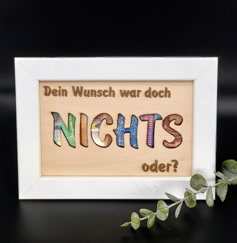 Holz Bilderrahmen "Nie Teil In Herz" – Geschenk Für Vater & Tochter, Weihnachten, Geburtstag