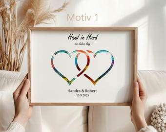 Personalisierte Geldgeschenke zur Hochzeit Geschenk mit Geld für Brautpaar Hochzeitsgeschenk personalisiert Geschenke Hochzeit Geld