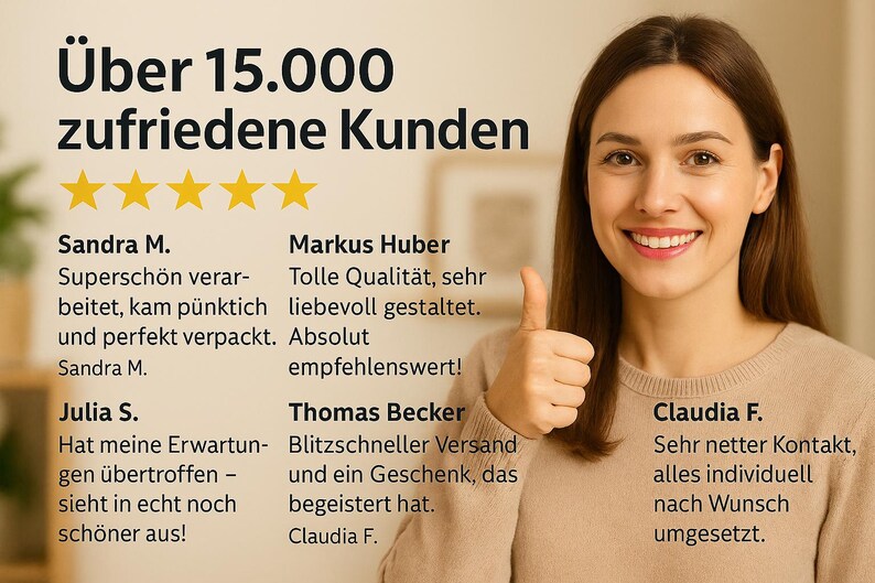Über 15.000 glückliche Hochzeitspaare – handgefertigte, personalisierte Geldgeschenke im Bilderrahmen als unvergessliches Präsent.