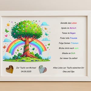 Geldgeschenk Taufe personalizado Geschenkidee zur Taufe für Mädchen und Jungen mit Namen Erinnerung zur Taufe Babygeschenk