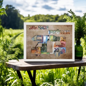 Wunscherfüller Geldgeschenk DIY Träume erfüllen Geschenkidee für jeden Anlass Hochzeit Geburtstag Reise Auto Führerschein Urlaub Hochzeit