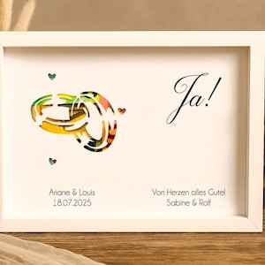 Personalisierte Geldgeschenke zur Hochzeit Geschenk mit Geld für Brautpaar Hochzeitsgeschenk personalisiert Geschenke Hochzeit Geld