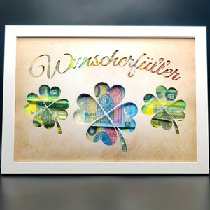 Wunscherfüller Geldgeschenk DIY Träume erfüllen Geschenkidee für jeden Anlass Geburtstag Reise Auto Führerschein Urlaub Hochzeit