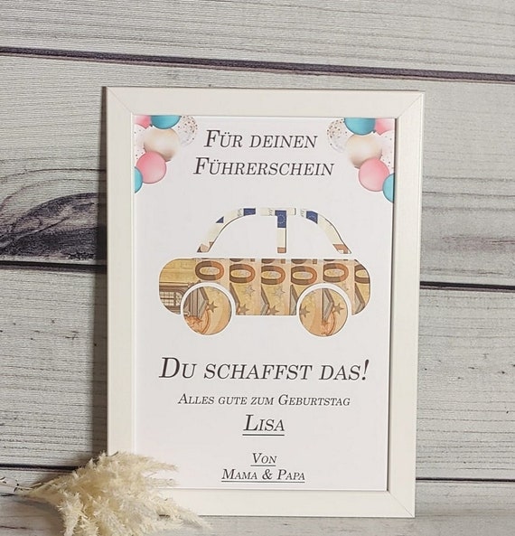 Hat verloren Chef geschenk zum führerschein selber