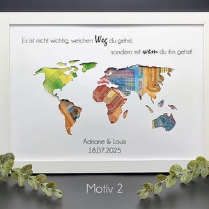 Personalisierter Bilderrahmen als kreatives Hochzeitsgeschenk mit Namen und Datum.
Geldgeschenk zur Hochzeit im stilvollen Bilderrahmen mit personalisierter Gravur.