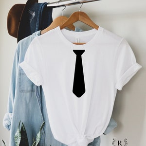 Tie Shirt, Bow Tie Shirt, American Tie Shirt, Modern Man Shirt, Modern Man Shirt, Modern Suit Tee, Funny Tee Shirt for Costume Party