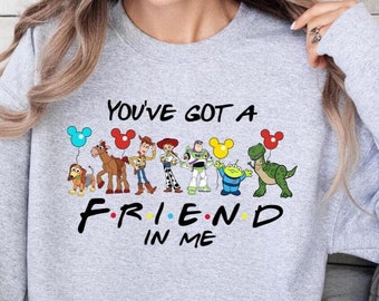 You've Got a Friend In Me Toy Story Sweatshirt, Disney Toy Story Kids Sweat, Disney Trip Hoodie, Disneyland Woody Jessie Toddler Sweatshirt