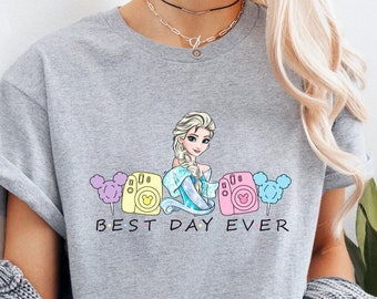Best Day Ever Elsa Shirt, Disney Frozen Elsa Kids Shirt, Disney Princess Shirt, Disneyland Girl Shirt, Cute Elsa Ear Tee, Disney Sibling Tee