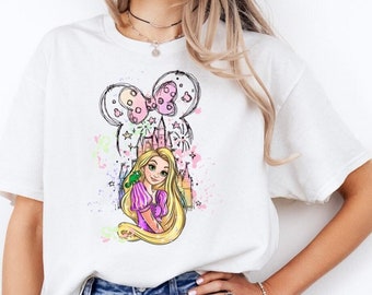 Rapunzel Disneyland Vacation Shirt, Fairy Castle Tee