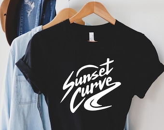 Camisa Sunset Curve, Banda Sunset Curve, Camiseta Sunset Curve, Camisa unisex