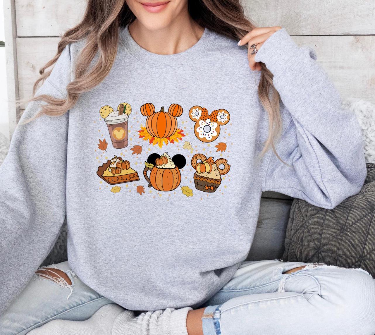 Disney Fall Vibes Hoodie, Disneyland Mickey Ear Fall Kids Sweatshirt ...