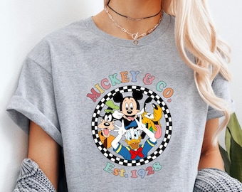 Mickey and Co Crazy Disney Kids Shirt, Disney Pluto Baby Tee, Disney Donald Duck Shirt, Goofy Tee, Disneyland Vacation, Disney Family Shirt