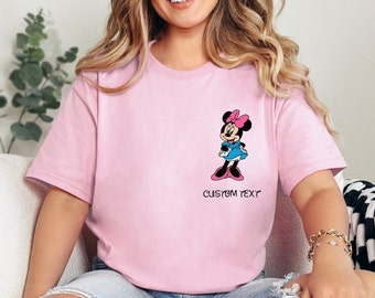 Minnie Custom Shirt, Disney Minnie Shirt, Disney Minnie Logo Shirt, Disney Vacation Shirt, Disneyland Family Matching Shirt, Disneyworld Tee
