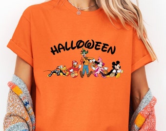 Disney Halloween Mickey and Friends Kids Shirt, Cute Halloween Goofy Shirt, Disney Pluto Kids Shirt, Trick or Treat Shirt, Mickey Halloween