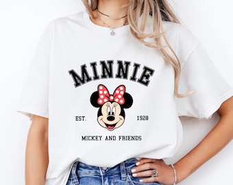 Camisa Minnie, Camisa Disney, Camisa Disney Minnie Mouse, Camisa Disney Minnie Bow, Camisa de la familia Disney, Camisa de vacaciones de Disneyland, Camiseta Minnie