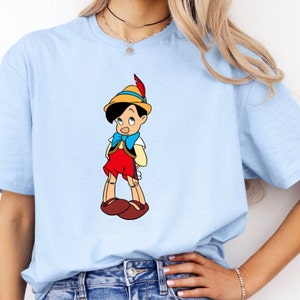 Shy Pinocchio Shirt, Pinocchio Movie Shirt, Cute Puppet Kids Shirt, Disney Funny Baby Shirt, The Fairy Magical Tee, Disneyland Family Shirt