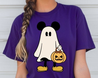 Ghost Mickey Mouse Halloween T-Shirt