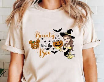 Halloween Beauty and the Boo Belle Shirt, Witch Princess Tee