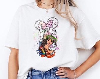 Moana Disney Minnie Ear Shirt, Disney Moana Kids Shirt, Fairy Magical Shirt, Disney Princess Shirt, Disneyland Vacation Kids Shirt, Maui Tee