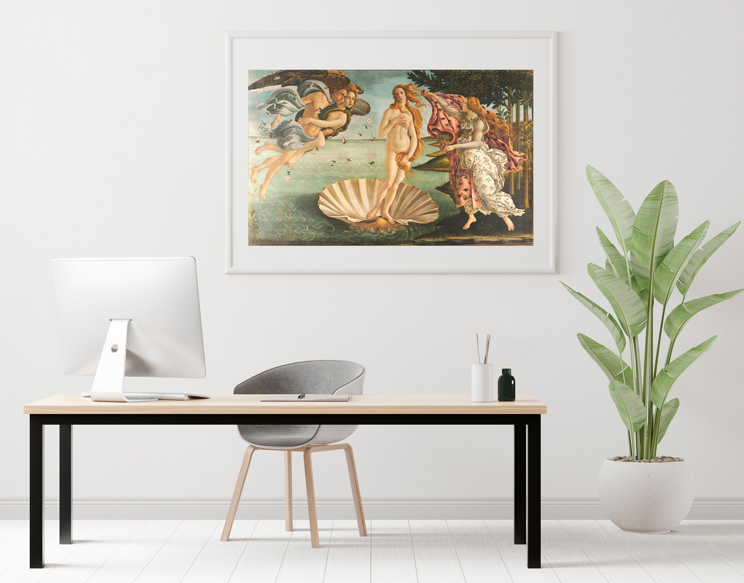 Botticelli Venus Print De geboorte van Venus Renaissance - Etsy België