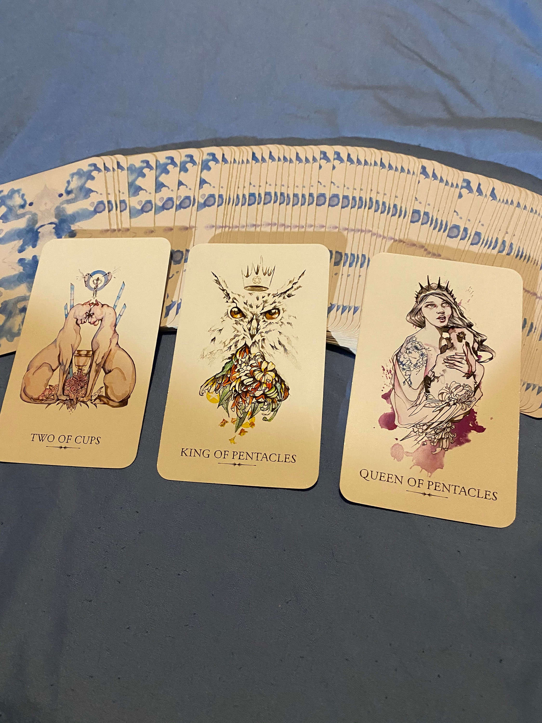 Tarot Reading // Three Card // PsychicEmpath Etsy