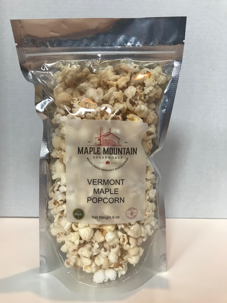 Vermont Maple Popcorn Etsy
