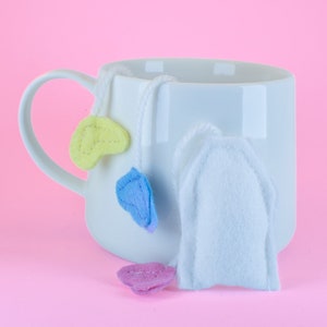 Tea Bag Felt set for play kitchen